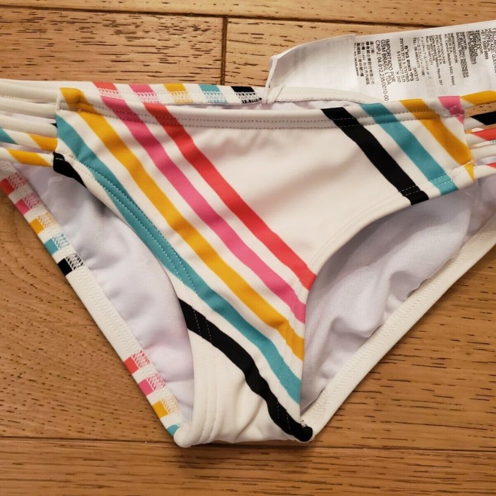 NEW Billabong Seeing Rainbow bikini bottom - girls - Size 1